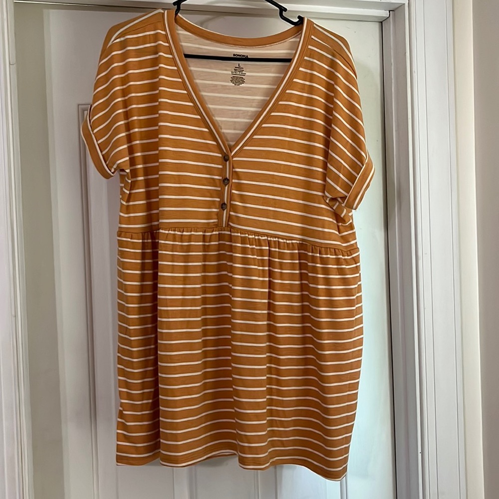 Striped maternity top!